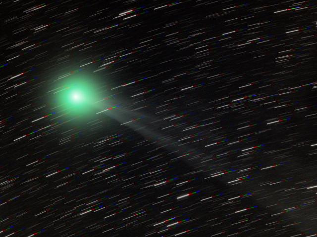 Comet Lemmon near the South Celestial Pole