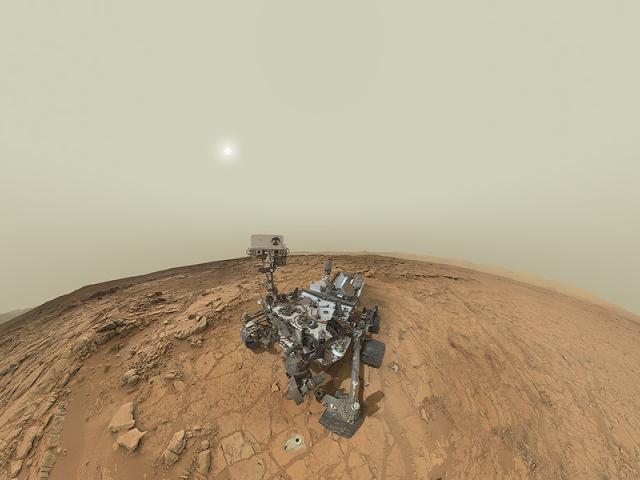 Curiosity Self Portrait Panorama