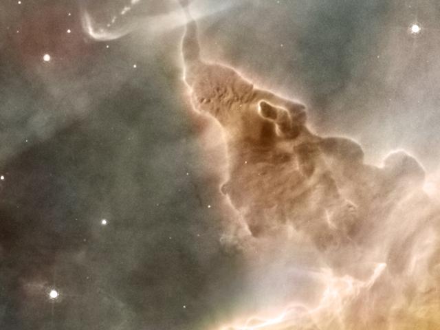 Dust Pillar of the Carina Nebula