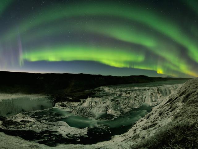 Waterfalls, Auroras, Comet: Iceland