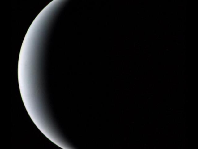 Crescent Neptune and Triton