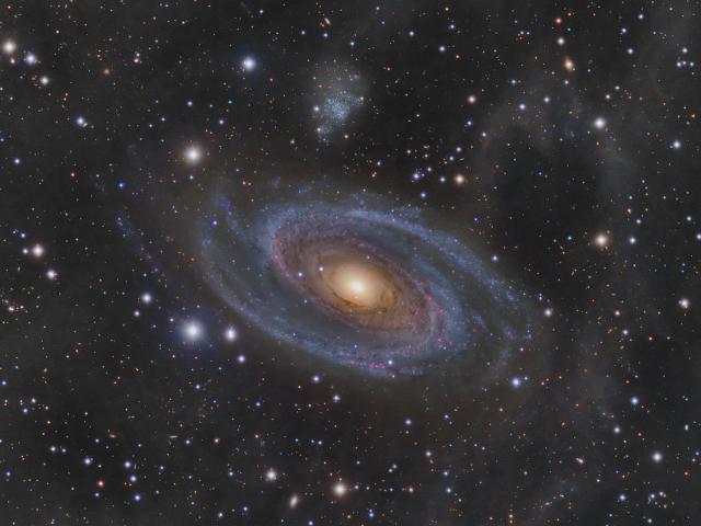 Grand Spiral Galaxy M81 and Arp’s Loop