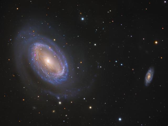 One Armed Spiral Galaxy NGC 4725