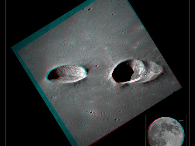 Messier Craters in Stereo