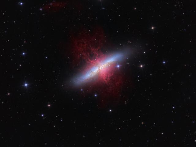M82: Starburst Galaxy with a Superwind
