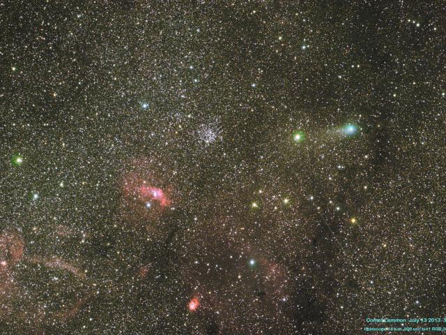 Comet Lemmon and the Deep Sky