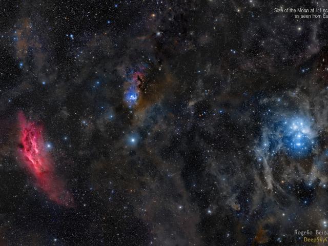 From California to the Pleiades