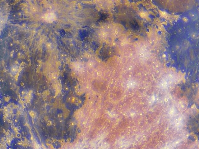 A Colorful Moon