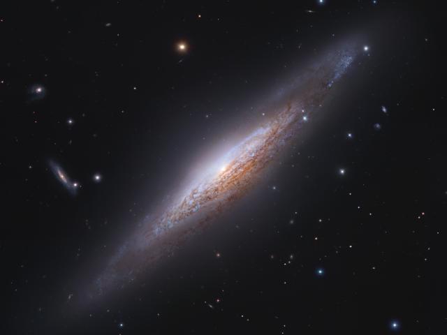 NGC 2683: Edge On Spiral Galaxy