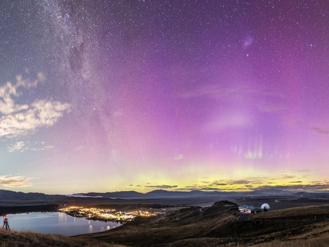 Aurora over New Zealand