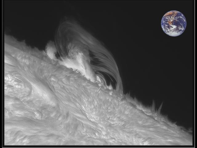 Sun and Prominence
