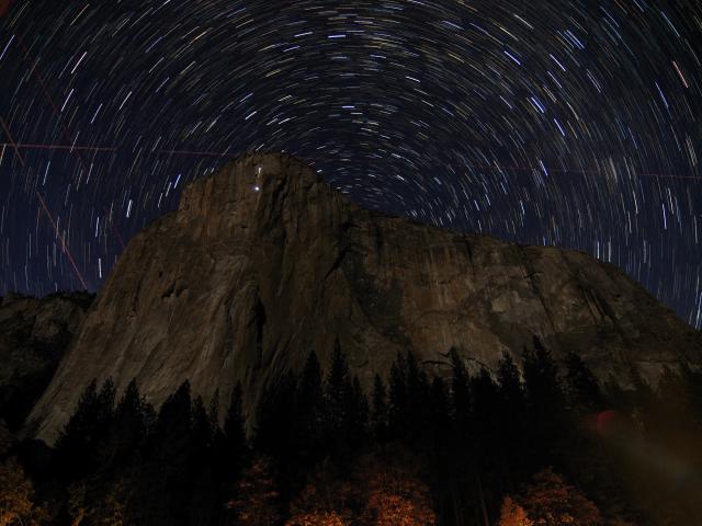 Star Trails over El Capitan