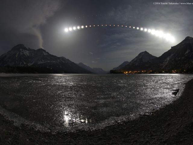 Waterton Lake Eclipse