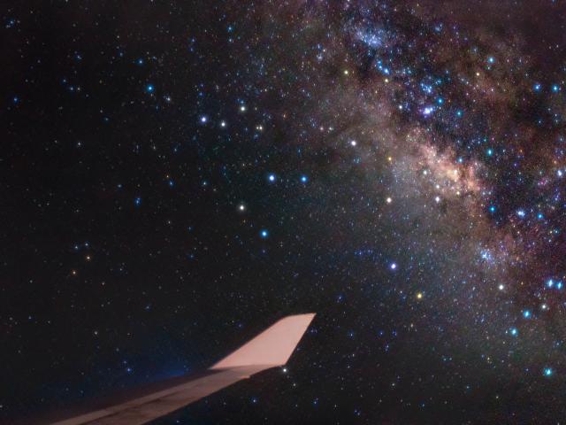 New York to London Milky Way