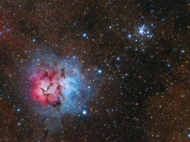 Messier 20 and 21