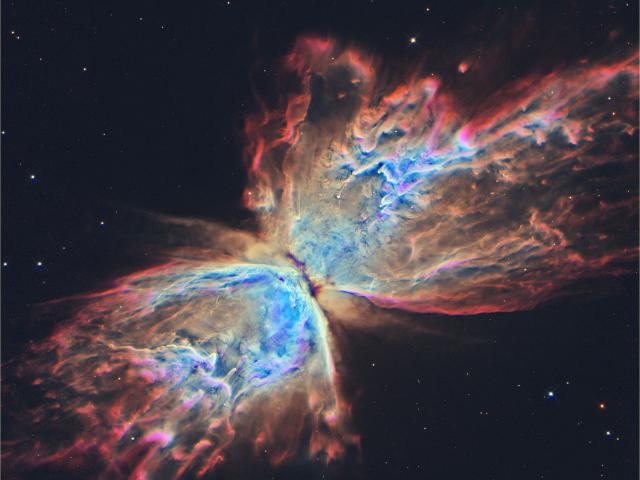 The Butterfly Nebula from Hubble