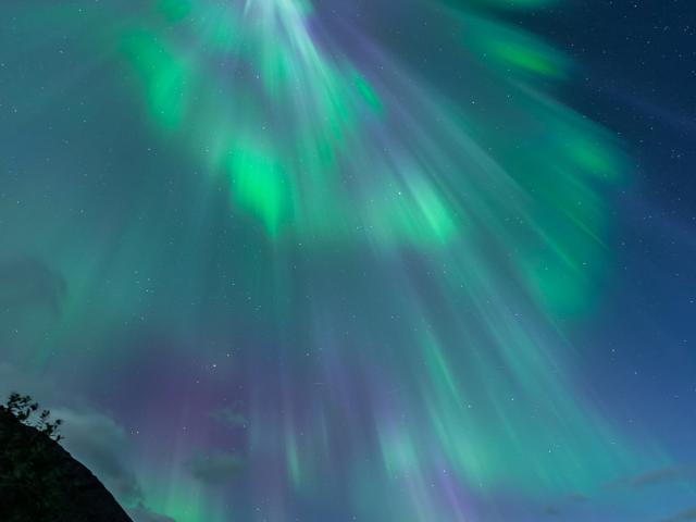 Auroral Corona over Norway