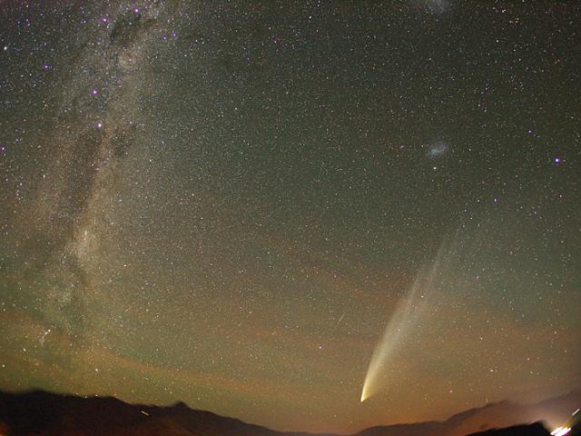 Comet McNaught Over New Zealand