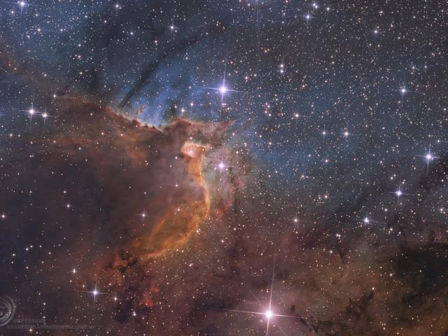 SH2-155: The Cave Nebula