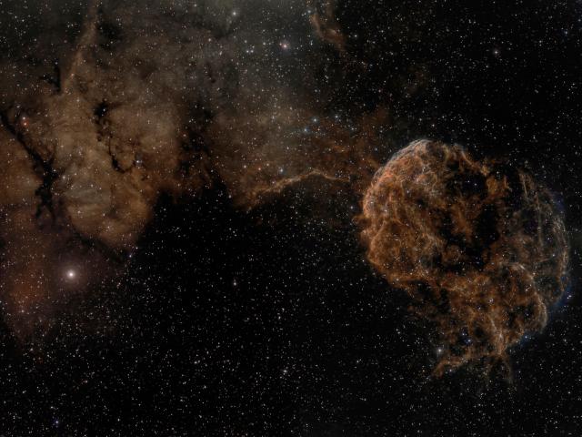 Sharpless 249 and the Jellyfish Nebula