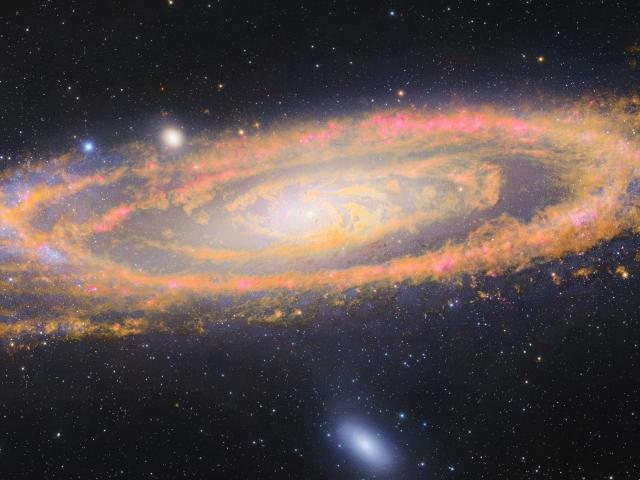 The Infrared Visible Andromeda