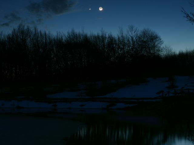 An Evening Sky Conjunction