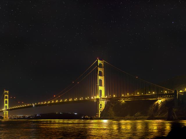 A Golden Gate Eclipse