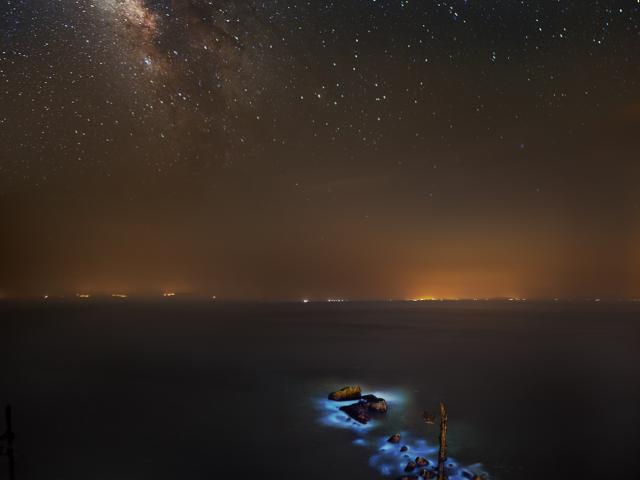 Blue Tears and the Milky Way