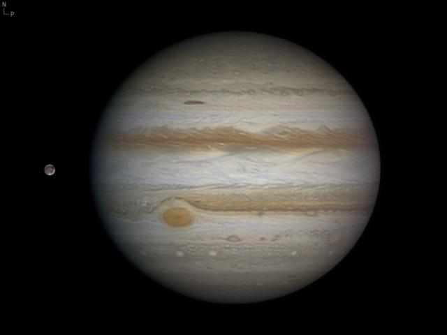 Jupiter, Ganymede, Great Red Spot