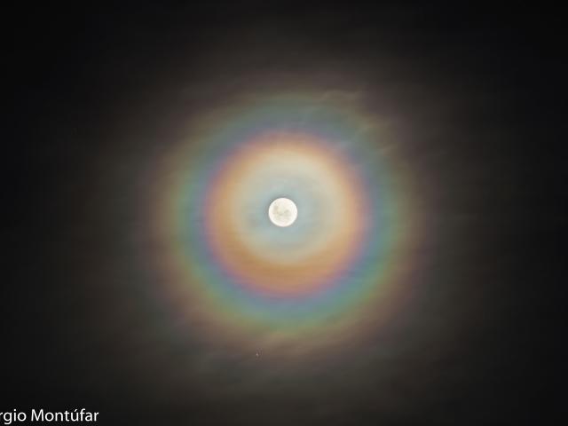 A Colorful Lunar Corona