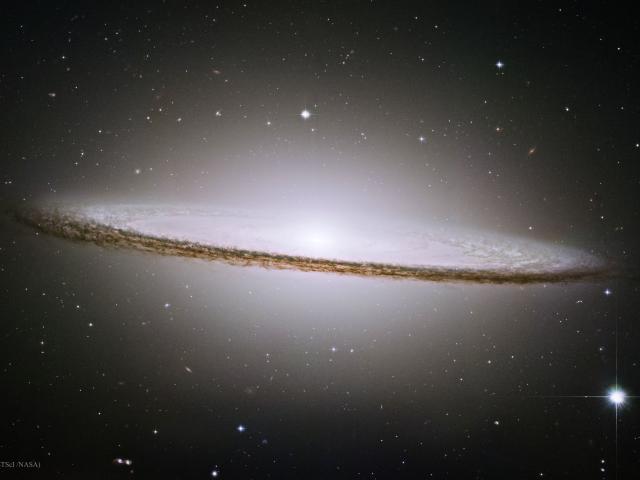 The Sombrero Galaxy from Hubble