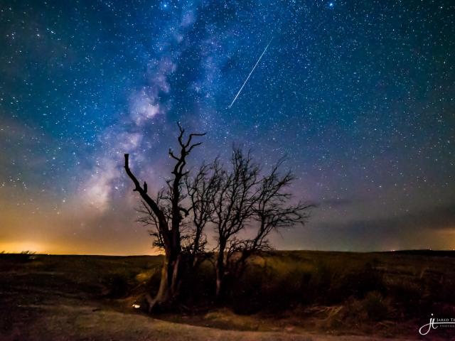 Comet Dust over Enchanted Rock