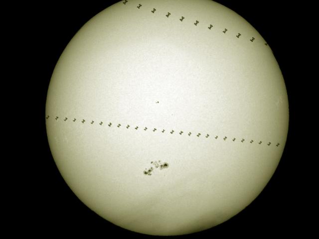 ISS Double Transit
