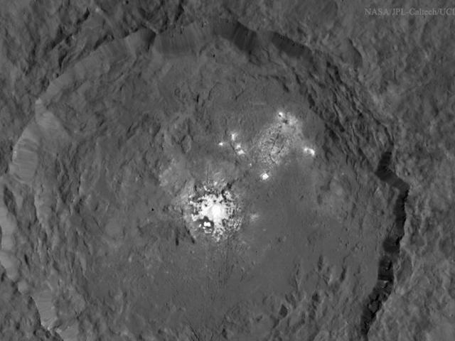 Bright Spots Resolved in Occator Crater on Ceres