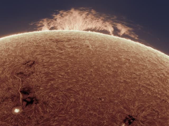 A Prominence on the Sun