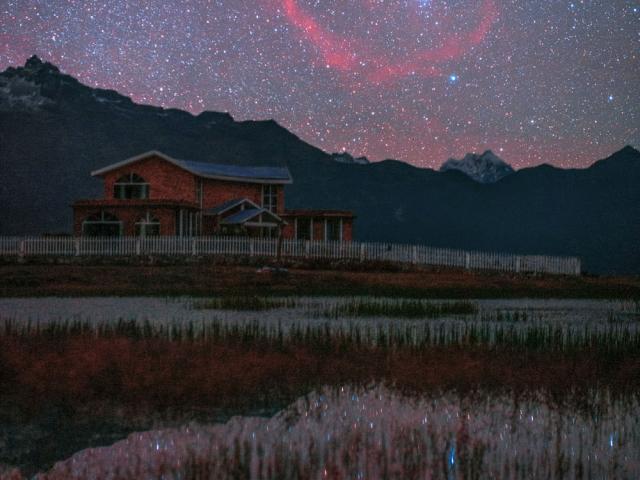 Orion Over and Under Tibet