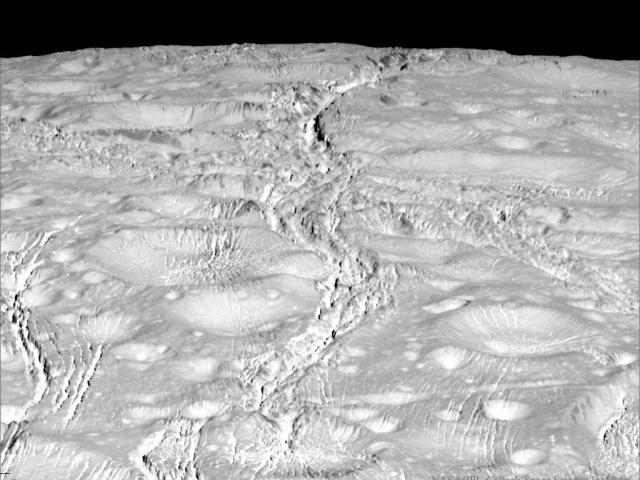 The Fractured North Pole of Saturn’s Enceladus