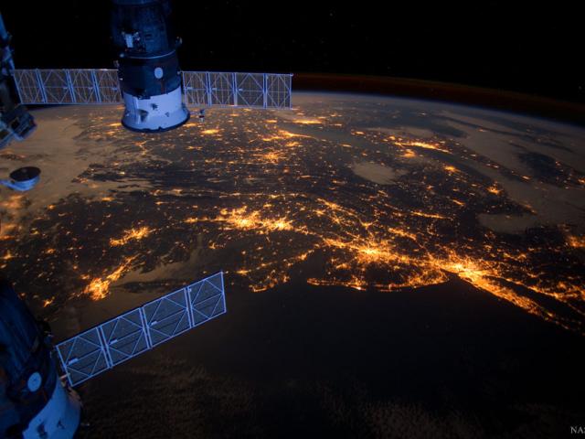 USA’s Northeast Megalopolis from Space