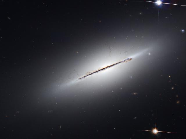 Edge On Galaxy NGC 5866
