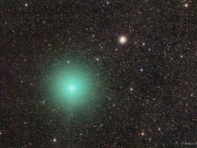The Comet and the Star Cluster