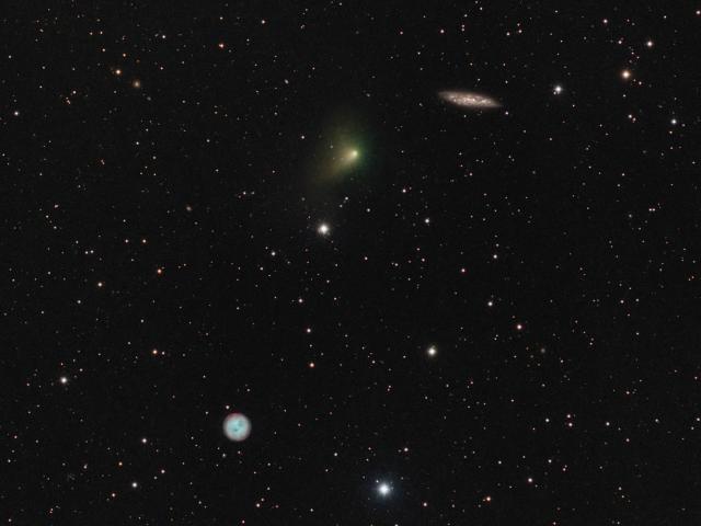 The Comet, the Owl, and the Galaxy