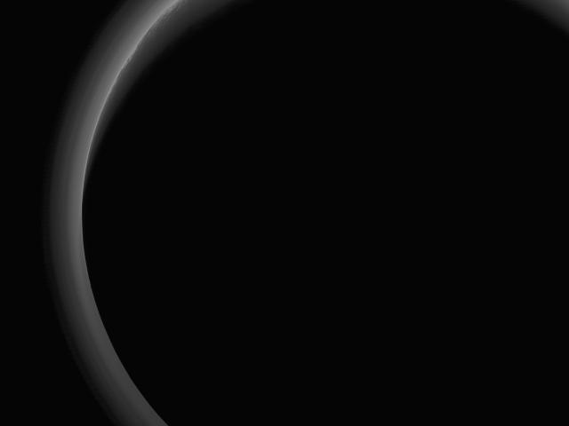 Pluto at Night