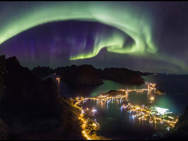 Northern Lights above Lofoten