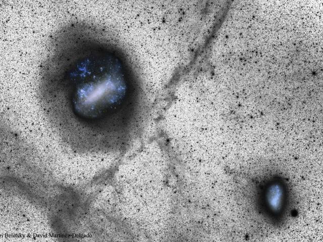 Deep Magellanic Clouds Image Indicates Collisions