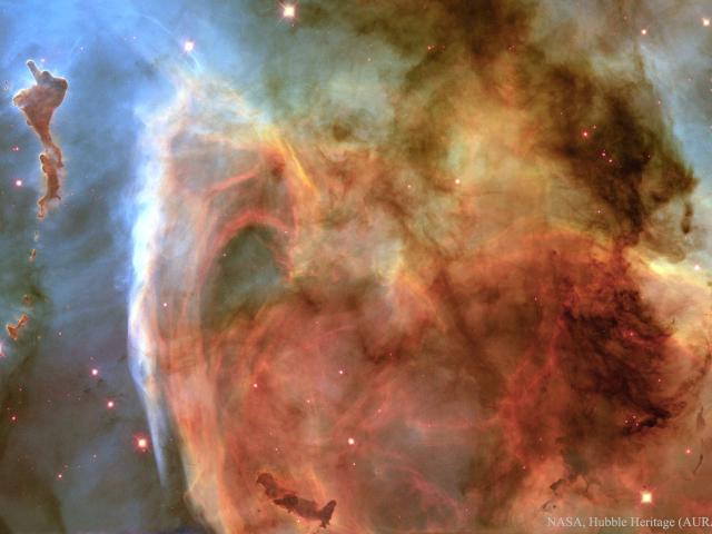 The Keyhole in the Carina Nebula