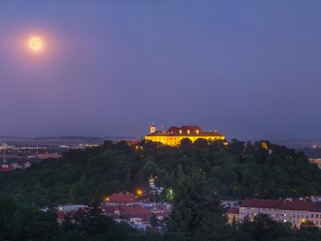 Full Moon over Brno
