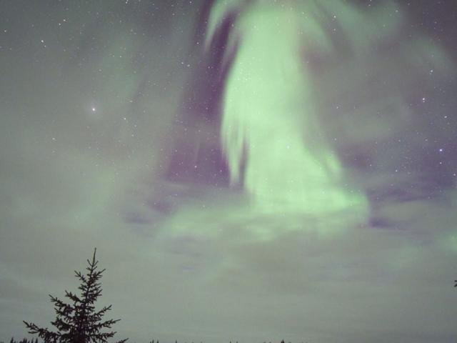 Ghost Aurora over Canada