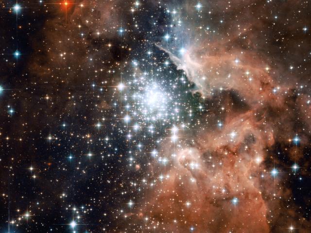 Starburst Cluster in NGC 3603