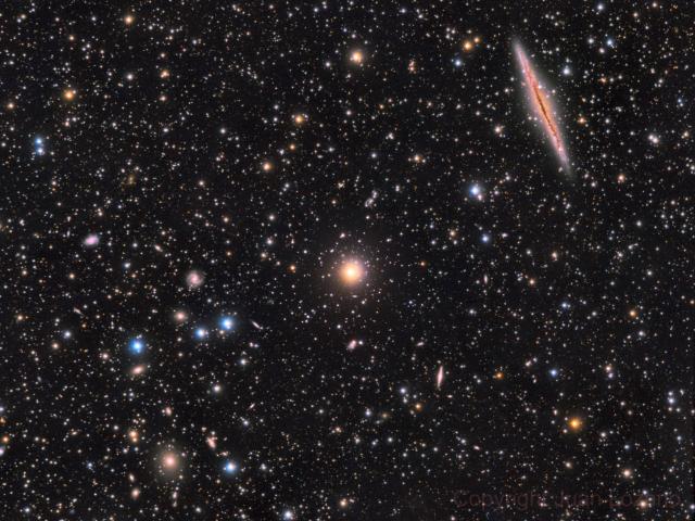 NGC 891 vs Abell 347
