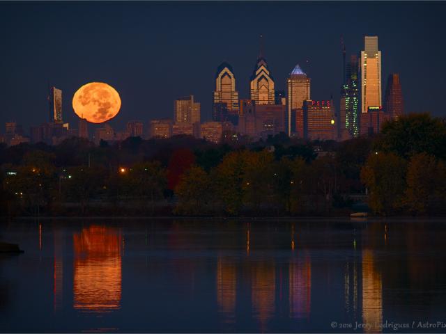 Philadelphia Perigee Full Moon